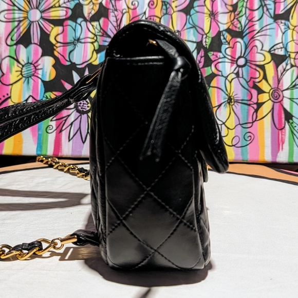 Chanel Matelasse Caviar Black Lambskin Quilted Timeless Square Backpack … - Picture 6 of 9